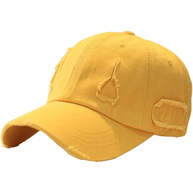 LinYooLi Casquette de Baseball Rétro pour Femmes Hommes Mode Manchette Solide Douce Ajustable Hip-pop pour Voyage Extérieur Danse