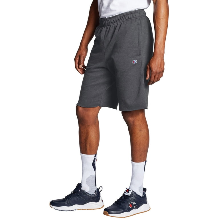 Champion Men s Powerblend Fleece Shorts Granite Heather 2XL