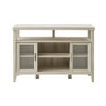 thumbnail image 2 of 52" Rustic Wood TV Stand - White Oak, 2 of 5