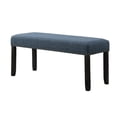 thumbnail image 5 of Dining Benches Biony Fabric Dining Bench with Nailhead Trim, Blue,Dining Benches With Storage, 5 of 5