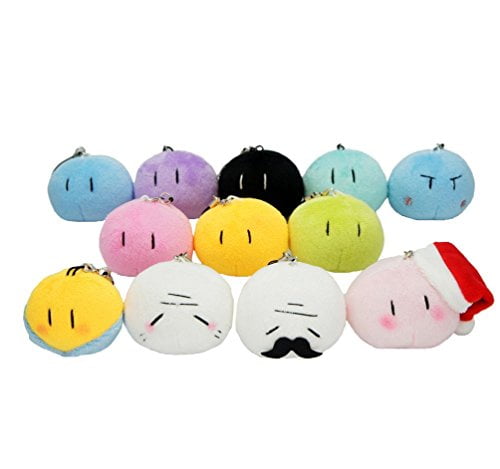 LifeStar - Clannad Dango Plush Pendant Dango Family Stuffed Keychain 12 Pcs - Walmart.com