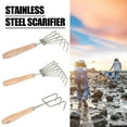 thumbnail image 3 of Clamming Claws With Ergonomic Handle Steel Seafood Dig Shell Tool Scraper Clam L4U0 Oyster Digging, 3 of 8