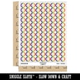 thumbnail image 2 of Citrus Lemon Orange Slice Sketch 200+ Round Stickers - Rainbow - Matte Finish - 0.50" Size, 2 of 3