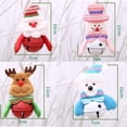 thumbnail image 3 of 4 piezas adornos para árboles de Navidad colgantes jingle bell campana decoración árbol colgantes barra de color muñeco de nieve santa claus oso alce campanas de navidad colgantes Xemadio WLJ-2434, 3 of 5