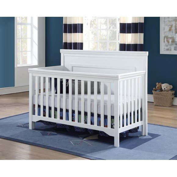 Lit de bébé 4-en-1 Landry Concord Baby - Blanc