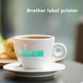 thumbnail image 2 of 12mm Label Tapes Waterproof Oil Brother printer label Resistant Carbon Ribbon Replacement for Brother P-Touch Printer Tze231, Green, 2 of 8
