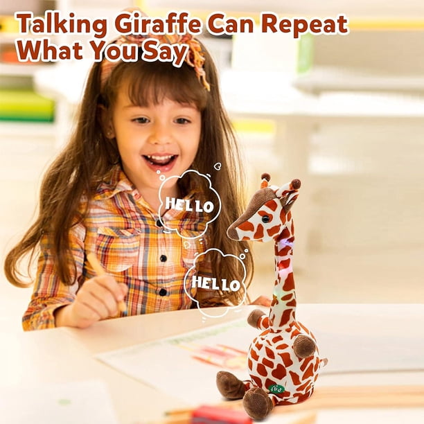 Jouet Girafe Dansante Interactive – Chante, Parle, Répète Et Danse – Pour Bébé 0-6 Ans
