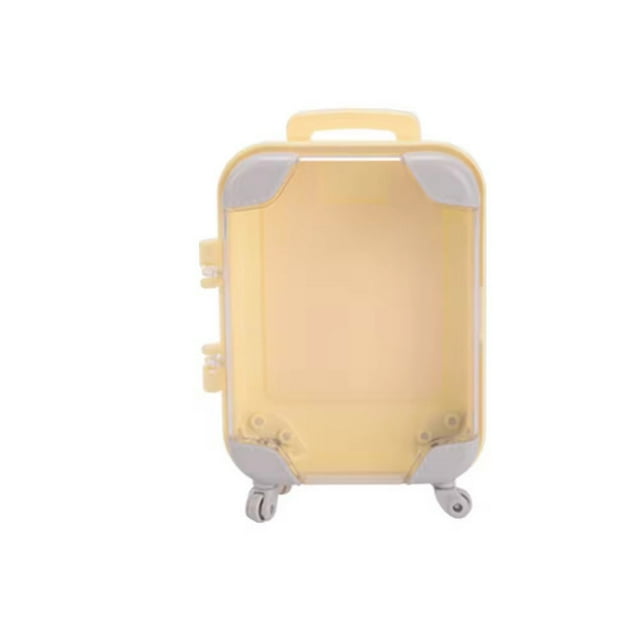 Walkable Simulation Mini Storage Trolley Luggage Cosmetic Storage Box Home Furnishing Decoration
