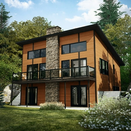 728-3969: Vacation Vacation rental 3 Bed, 3 Bath Luxury Home Plan, 1792 Sq Ft: Full Blueprints with License to Build by Home Plan Marketplace - Lesuto