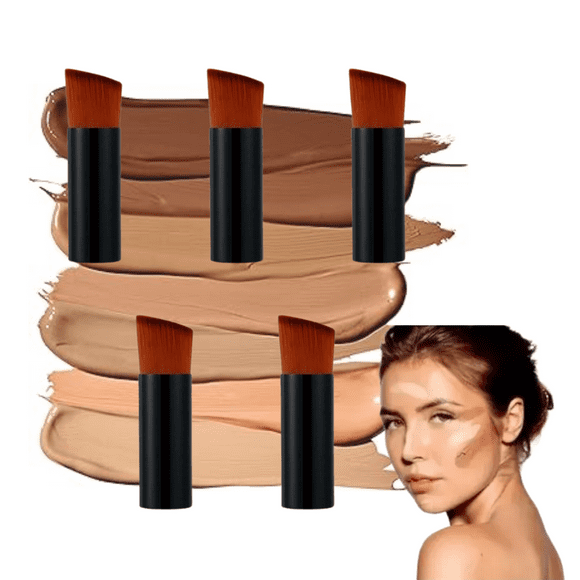 5 Brochas Para Base Maquillaje Profesional Chicas Suave