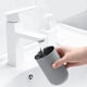 thumbnail image 4 of Vaso para enjuague bucal de acero inoxidable - Portacepillos apilables de 350 ml - Vaso de baño de plástico y acero para adultos - Blanco o gris, 4 of 9