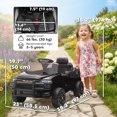 thumbnail image 3 of Qaba 12V Licensed Dodge RAM 3500 Electric Ride on Car for 3-5 Years, Black, 3 of 10