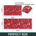 thumbnail image 7 of Red Christmas Candy Cane Pattern Kitchen Rugs Sets Of 2,Anti Fatigue Kitchen Mat Rugs Non Slip Washable,Decorative Kitchen Floor Mats for Kitchen,Sink,Laundry,17"x30"+17"x47", 7 of 7