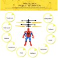 thumbnail image 2 of JM Figura de Spiderman de Anime, Avión de inducción colgante, Spiderman volador, Iron Man, Hulk, Avión de Control remoto, juguete para chico, regalo de cumpleaños JM Anime JM, 2 of 5
