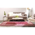thumbnail image 4 of Unique Loom Tapis de Sol 3129555, 4 x 6 Pieds, Rouge/beige, 4 of 5