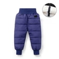 thumbnail image 2 of PEASKJP Toddler Hiking Pants Toddler Boy Pants Joggers Sweatpants for Baby Boys Soft Casual Cargo Pants with Drawstring Blue,6-12 Months, 2 of 9