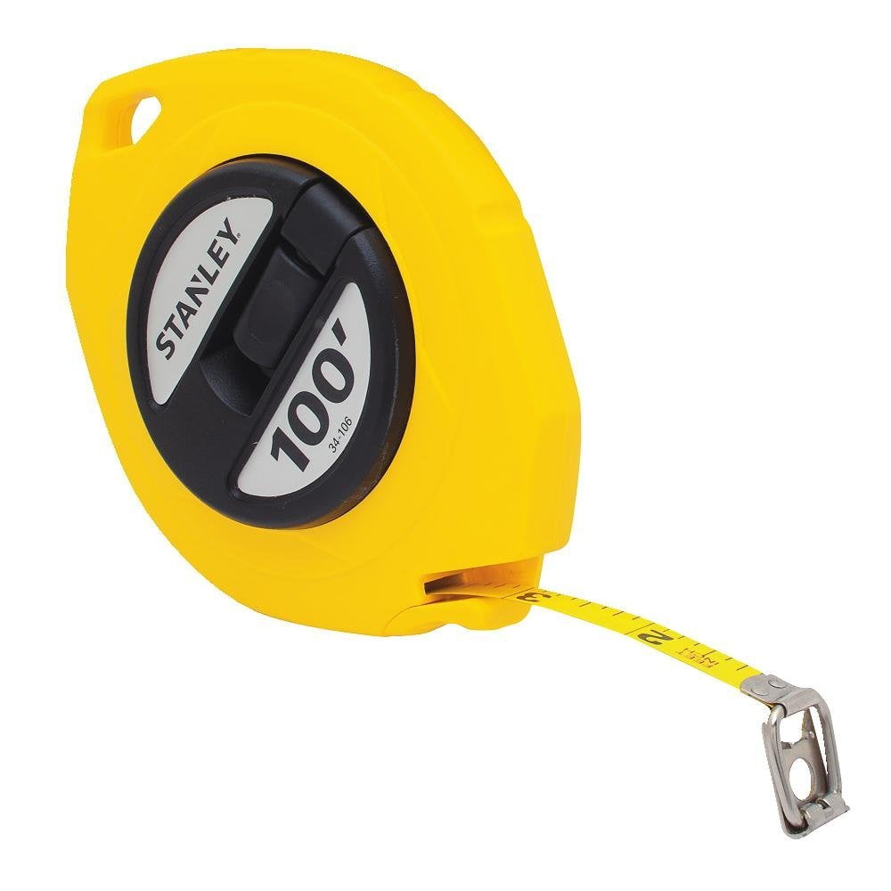 Stanley 100 ft. Tape Measure 34-106 - The Home Depot