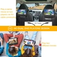thumbnail image 5 of WONNIE 10.5" Two DVD Players Dual Screen for Car Portable CD Player Play a Same or Two Different Movies with Two Mounting Brackets, 5-Hour Rechargeable Battery, Support USB/SD Card Reader, 5 of 7