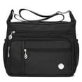 thumbnail image 5 of MUSOIE Multi-Pocket Shoulder Handbag Water-Resistant Nylon Crossbody Bag Large Purses Messenger Bag, 5 of 7