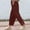 Red A, variant on Rvasteizo Girls Pants Solid Linen Relaxed Wide Leg Side Pockets Elastic Waist Light Summer Breathable Full Length Daily Loungewear for Teen Girls