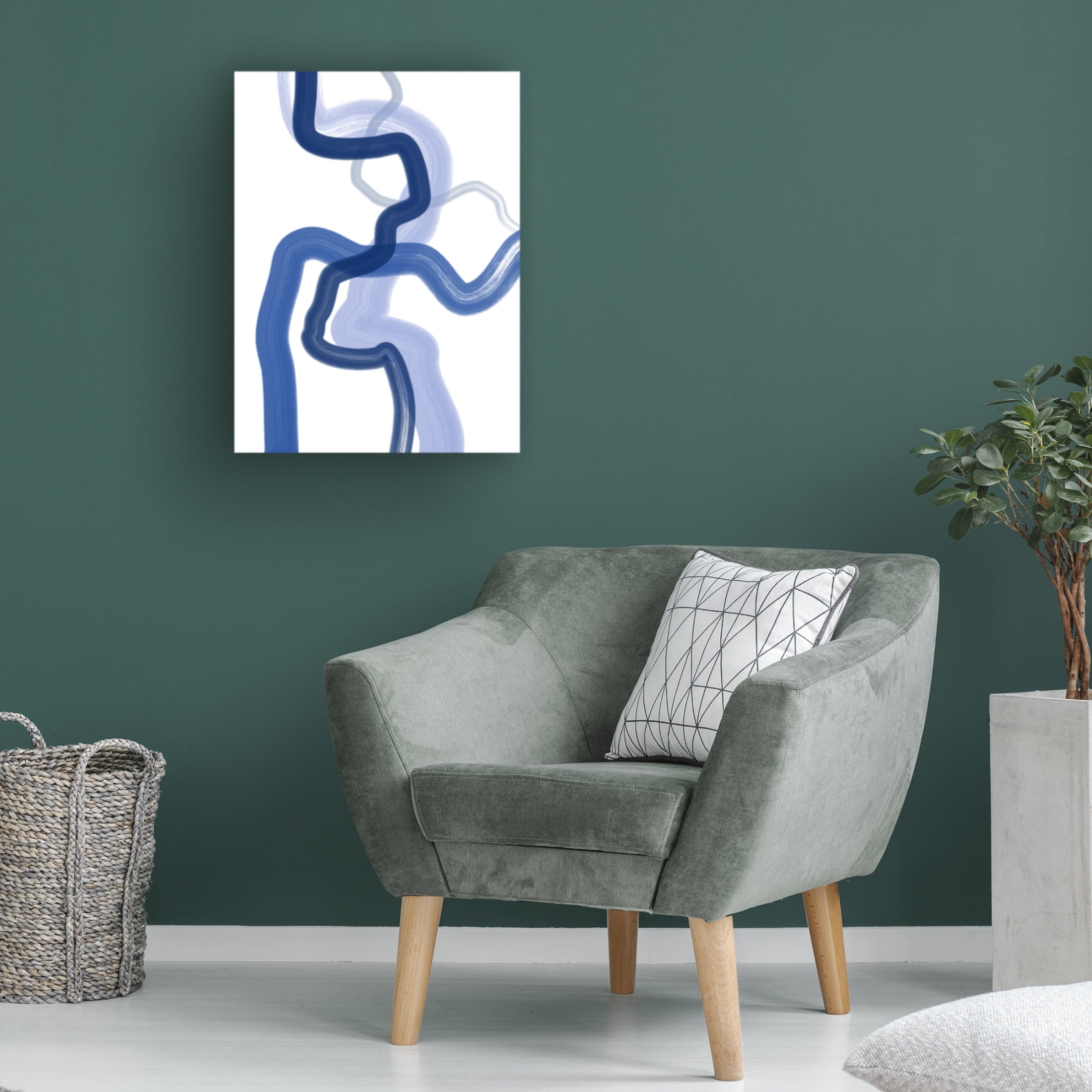 Trademark Fine Art Elena Ristova Indigo29 Canvas Wall Art