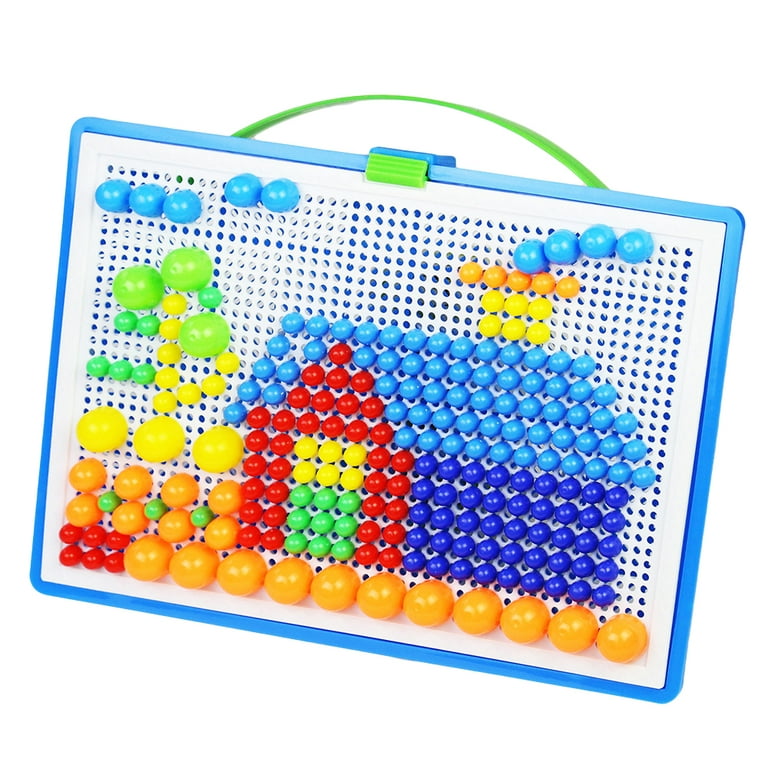 296Pcs Colorful Kids DIY Assembly Mosaic Picture Puzzle Toy
