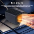 thumbnail image 2 of QJUHUNG Car Heater  120W Portable Car Heater Fast Heating Quickly Defrost Defogger Demister Heat Fan Auto Dryer Windshield Defroster, 2 of 7