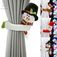 thumbnail image 1 of Gustave Christmas Curtain Buckle Tieback Santa Claus Snowman Reindeer Doll Curtain Tiebacks Holdback Fastener Buckle Clamp Window Home Decor Xmas Ornaments, 1 of 8