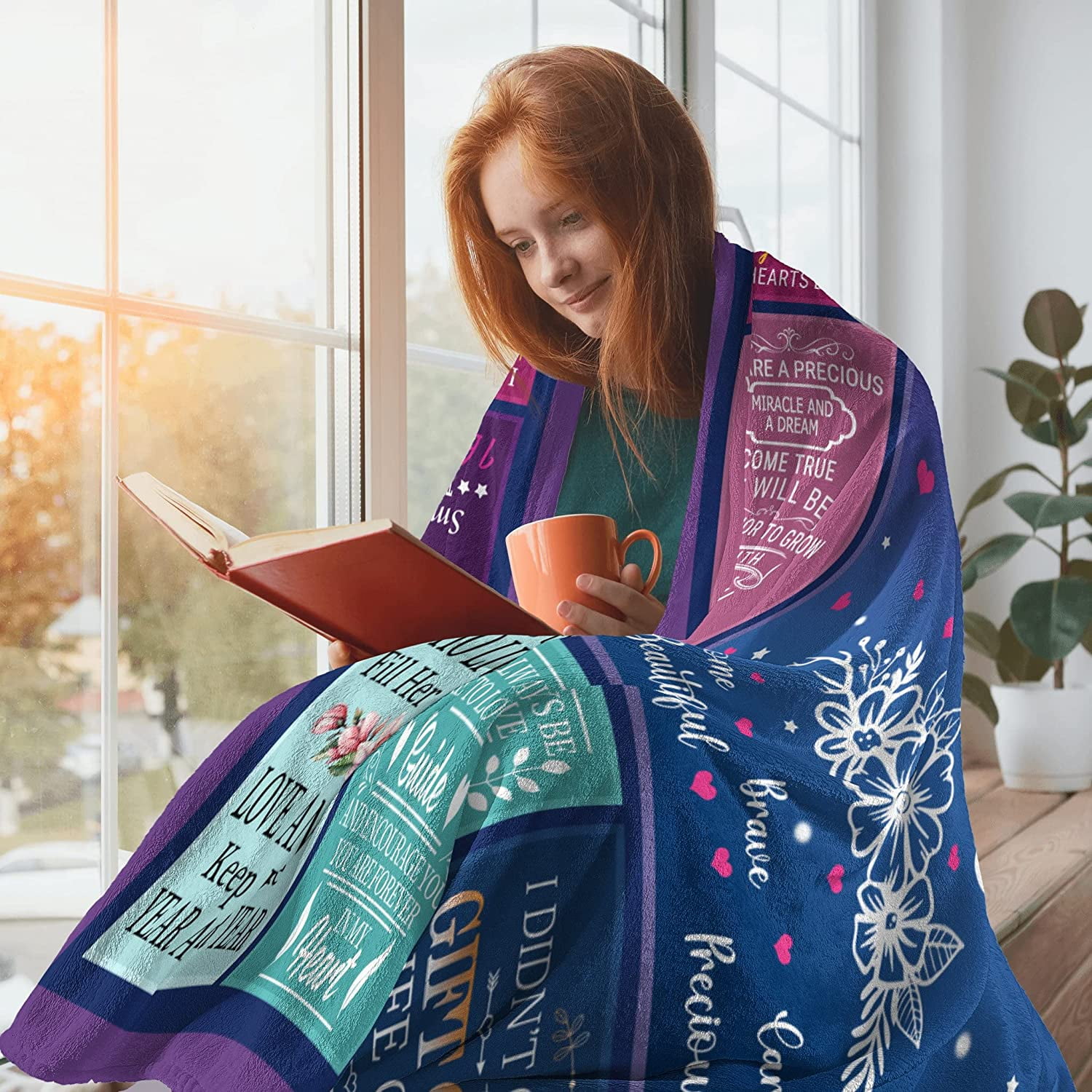 Goddaughter Gifts from Godmother Godfather, Goddaughter Gifts Blanket 60"x50", Birthday Gifts for Goddaughter, Grown Goddaughter Gifts for Girls, to My Goddaughter Graduation Gifts Throw Blanket