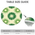 thumbnail image 6 of Green Tie Dye Round Fitted Tablecloth with Elastic Edge,Dining Table Cover Waterproof,Outdoor Round Tablecloth for Camping,Dining,Indoor and Outdoor, 6 of 7