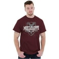 thumbnail image 5 of Mississippi MS Pride Gameday Spirit Men's Graphic T Shirt Tees Brisco Brands 4X, 5 of 6