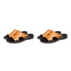 thumbnail image 4 of Guardurnaity 2 piezas de zapatillas de cuero para hombre, zapatos de verano, sandalias suaves, cómodas, transpirables, para playa, casa, paseo, Amarillo treinta y ocho 2Conjunto, 4 of 6