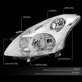 thumbnail image 2 of DNA Motoring OE Style Headlight for 2010-2012 Nissan Altima Sedan, Chrome Housing Clear Corner, 2 of 6