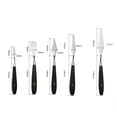 thumbnail image 4 of Almencla Ensemble de 5 Spatules Raclette Palette Mixte kit d'Outils en Acier Inoxydable pour, 4 of 8