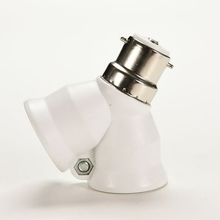 

JETTINGBUY B22 To 2 x E27 Bayonet Light Bulb Lamp Converter Adapter Splitter Screw Socket