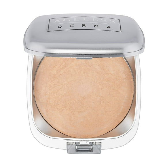 Ageless Derma Mineral Baked Foundation- A Vegan and Gluten Free Powder Makeup Foundation (Dover Beige)
