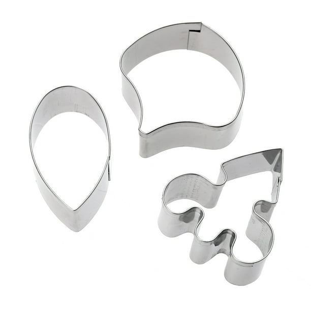 Stainless Steel Flower Leaf Biscuit Cookie Cutter Fondant DIY Cake Decor Mould e