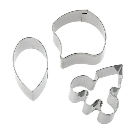 

AMNHDO 3pcs/set Butterfly Orchid Flower Petal Fondant Cake Mold Cutter Tools