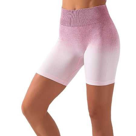 Leadmall Womens Shorts Womens High Waisted Shorts Womens Tie-Dye Seamless Yoga Wear Sports Yoga Shorts Womens Lounge Shorts S28902 | Walmart (US)
