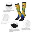 thumbnail image 3 of Rocae Peacocks for Novelty Casual compression Socks For Women Men Contrast Color Stockings, 3 of 6
