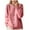 Pink, variant on Karight Women's Jacquard Knit Button Down Cardigan, Solid Color Soft Comfy Sweater Cardigans Long Sleeve Casual Outfits