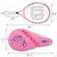 thumbnail image 5 of Raqueta de Tenis LUNNADE Multicolor con Cubierta para Niños y Niñas Principiantes, 5 of 7