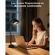 thumbnail image 2 of Lámpara de Escritorio LED, lampara de Mesa con USB Recargable, 3 Luces Regulables, Flexible de 360, Lámpara de Trabajo Inteligente Automática, Lampara Noche para leer oficina, Estudio, 2 of 9