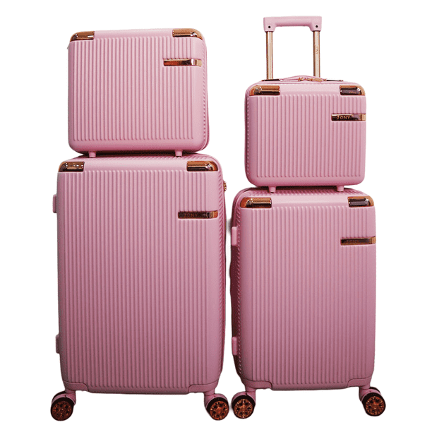 Set 4 Maletas De Viaje Jony Grande 20 kg Y 10 kg Con Candado Tsa Ruedas Giratorias