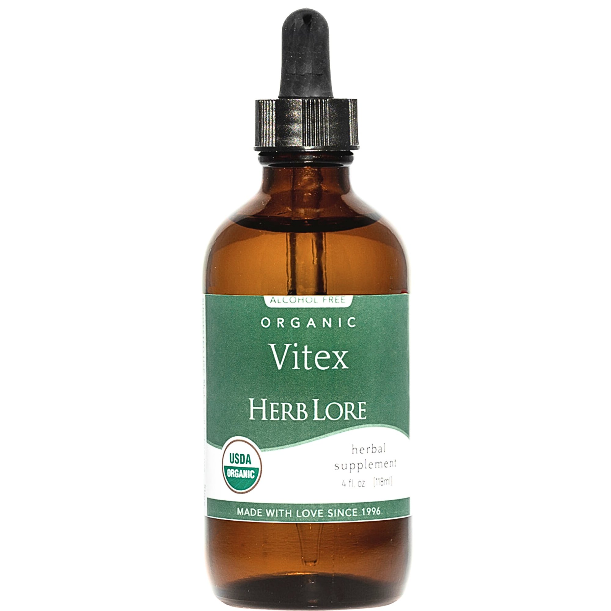 Herb Lore Organic Vitex Tincture - Alcohol Free (4 fl oz)