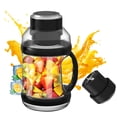 thumbnail image 1 of Sport Portable Blender 68oz USB Rechargeable Travel Juice Blender for Shakes and Smoothies 18000RPM BPA-Free Personal-Size Cordless Big Belly Bottle with 6 Blades for Kitchen Home Gym, 1 of 9