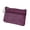 Purple, variant on Walbest Ladies Solid Color Anti-theft RFID Blocking Purse Mini Cowhide Leather Wallet Key Ring Zip Coin Purse