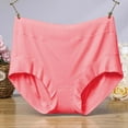 thumbnail image 2 of Breezora sous-Vêtements Taille Haute Grande Taille pour Femmes Confortables avec Haute Résilience pour Usage Quotidien Décontracté Taille TG Rouge Melon D\'eau, 2 of 3