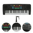 thumbnail image 4 of 1 juego de juguete de piano de piano electrónico juguete educativo para niños pequeños (negro), 4 of 6