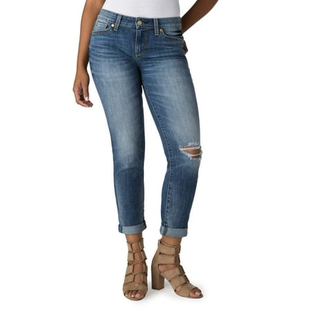 signature levi strauss mid rise slim cuffed